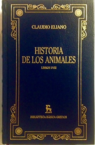 Portada de Historia de los animales
