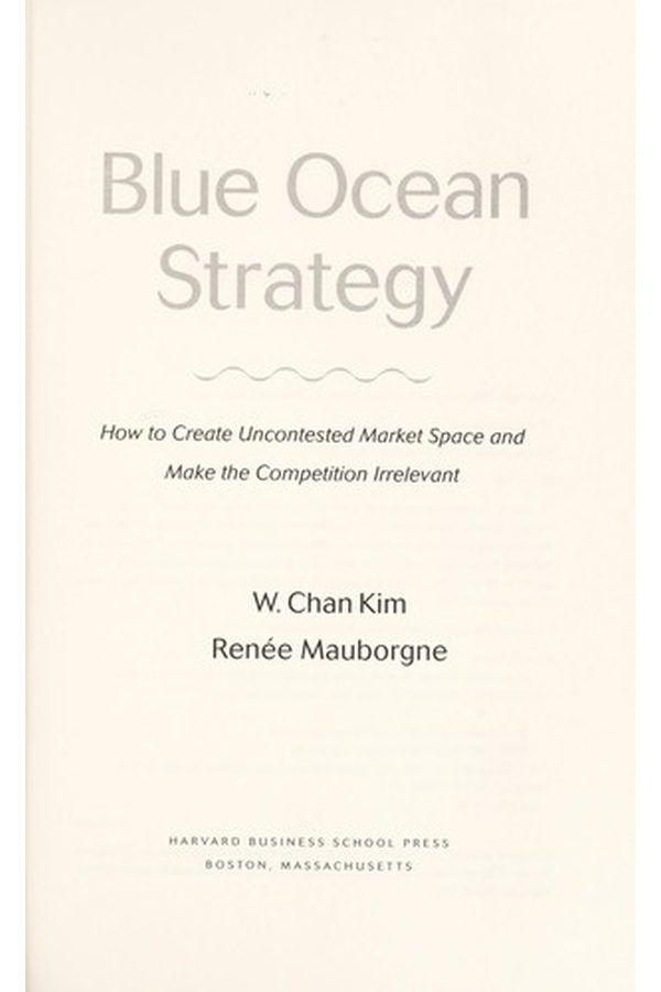 Portada de La estrategia del océano azul