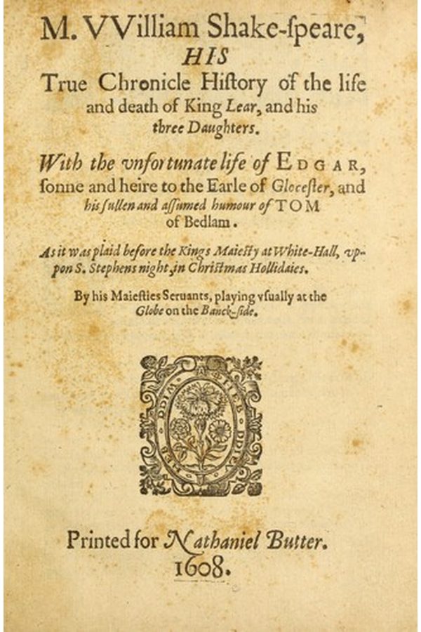 Portada de El rey Lear